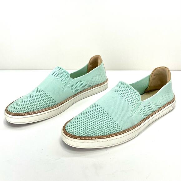 Ugg Sammy Slip-On Sneaker Size 7.5 Mint Green Knit Lightweight Breathable Women - Picture 2 of 16
